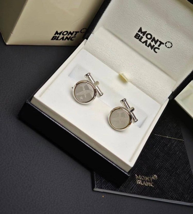 Mont blanc Uçak Tasarımlı kol düğmesi Full Set