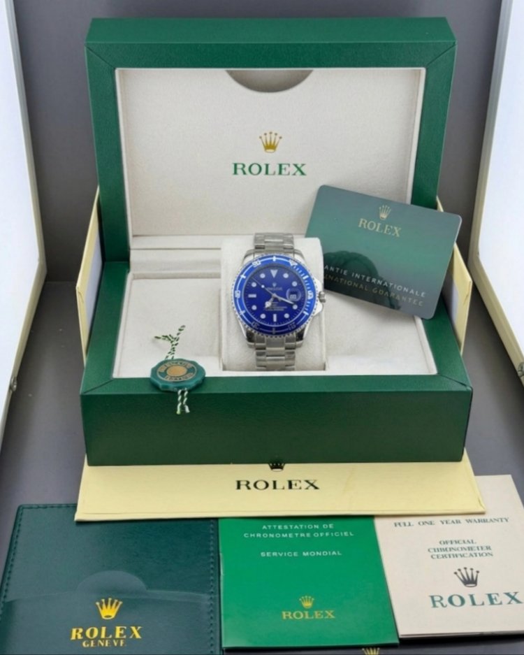 Rolex Submariner Mavi Saat Full Set