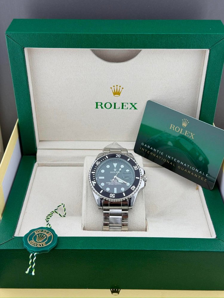 Rolex Submariner Siyah Saat Ful Set