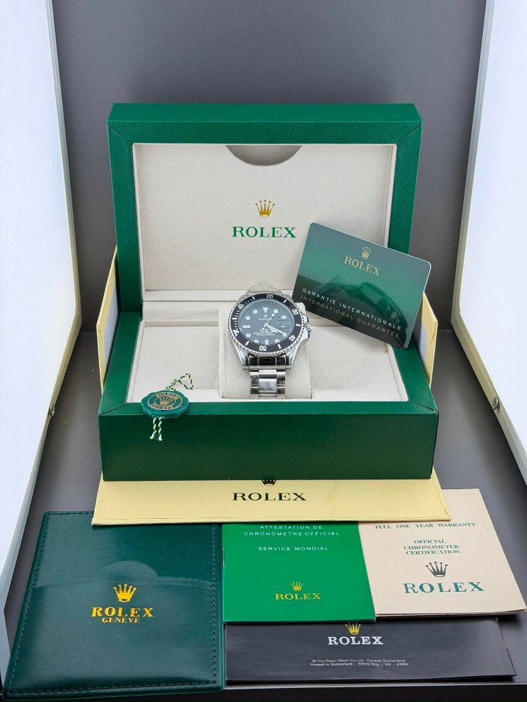 Rolex Submariner Siyah Saat Ful Set
