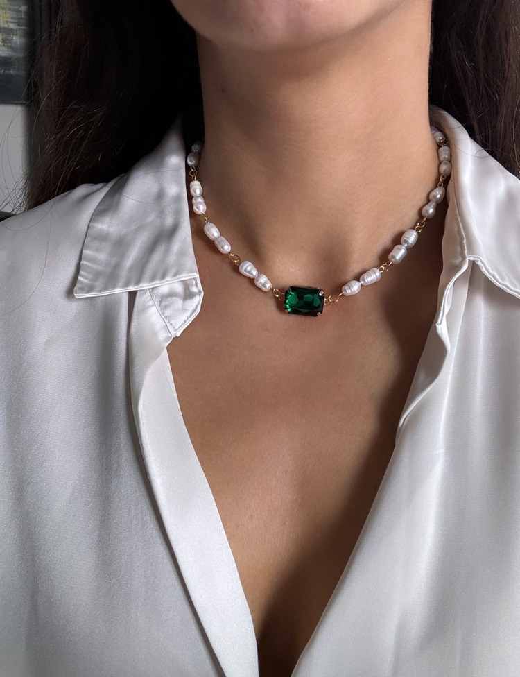 Jade İnci Kolye