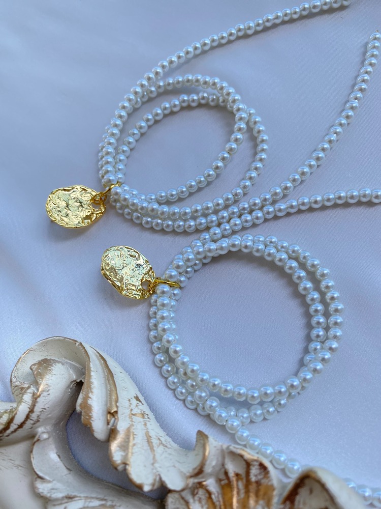 Celestial Sarmal İnci Küpe
