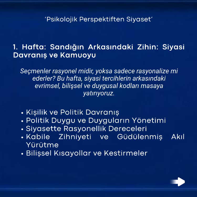 Politik Psikoloji Atölyesi
