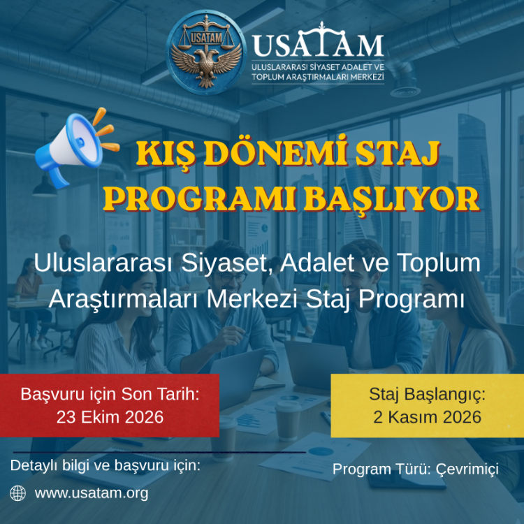 USATAM KIŞ DÖNEMİ STAJ KAYIT