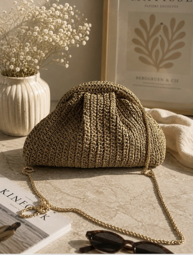Perla Clutch - Camel