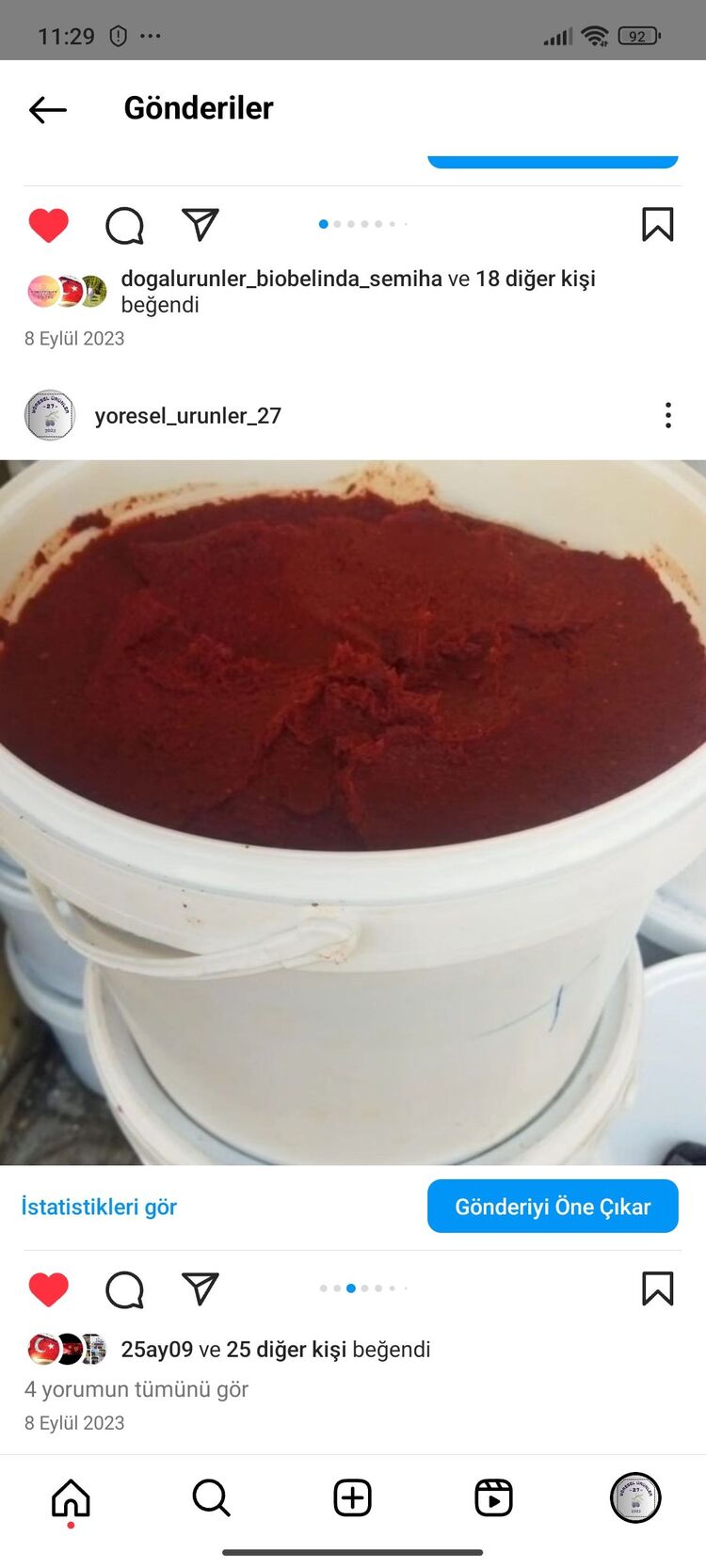 KREDİ KARTI İLE ÖDEME ÜCRETSİZ KARGO 5 KG GÜNEŞ KURUTMA ACI BİBER SALÇASI