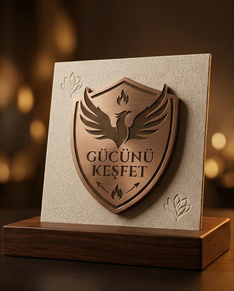 Gücünü Keşfet Rozeti  " İçsel Gücün ve Dayanıklılığın Rozeti " 