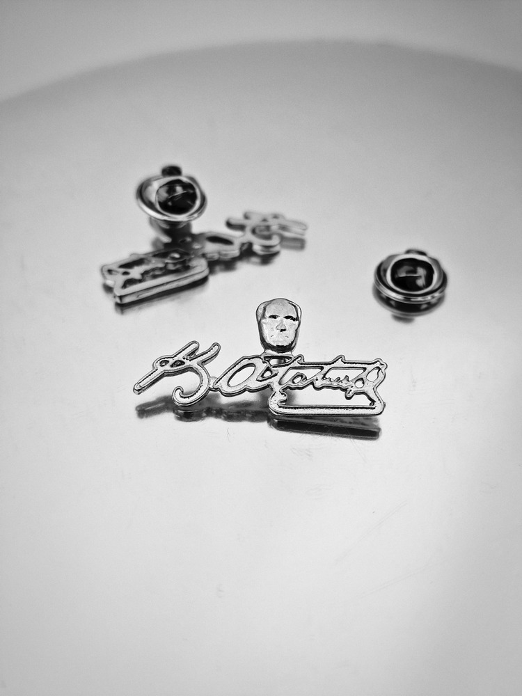 4 Lü Yaka Rozeti Silver Set