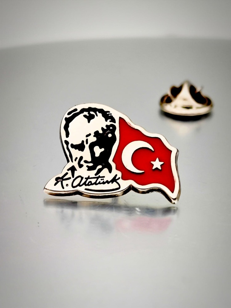 4 Lü Yaka Rozeti Silver&Gold Set