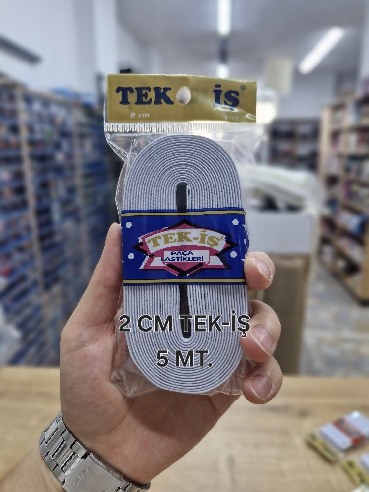Tek-İş 5 Metre Dikiş ve Tuhafiye Lastiği Çeşitleri
