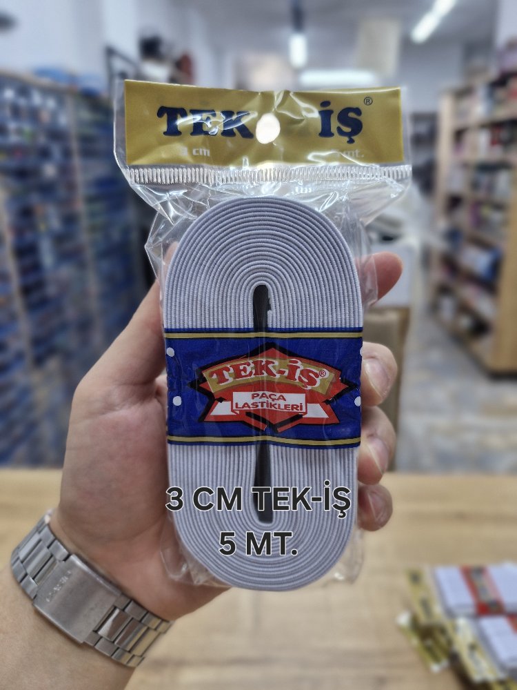 Tek-İş 5 Metre Dikiş ve Tuhafiye Lastiği Çeşitleri