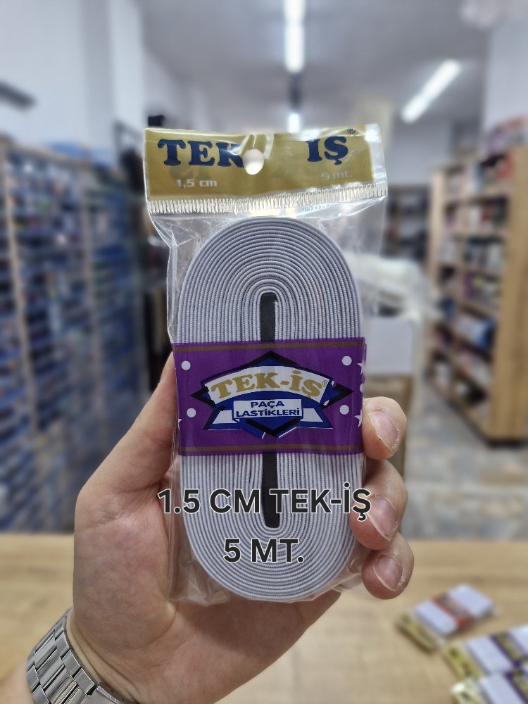 Tek-İş 5 Metre Dikiş ve Tuhafiye Lastiği Çeşitleri