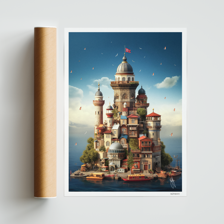 İSTİF ÜSKÜDAR 1 (Hahnemühle FineArt, 50x70 cm Islak İmzalı)