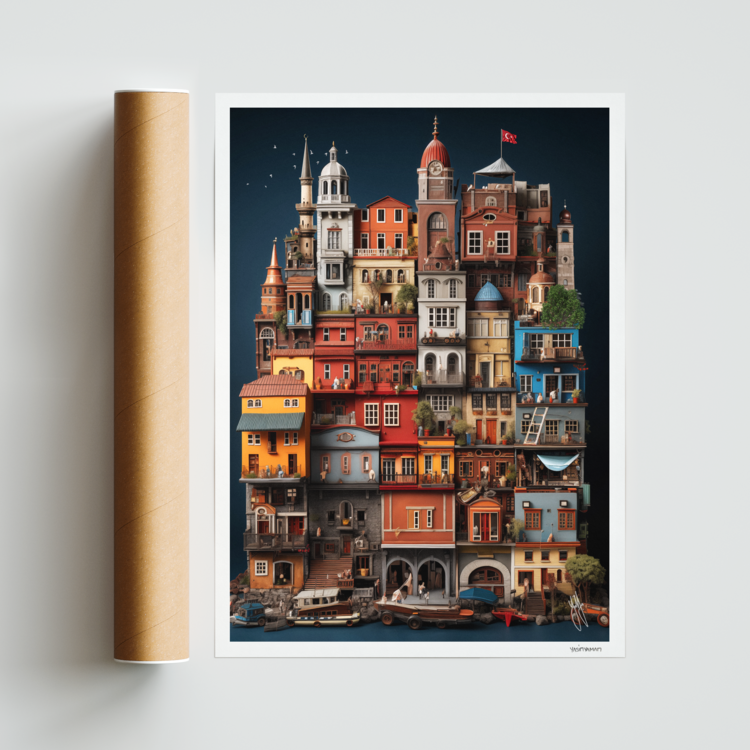 İSTİF BALAT (Hahnemühle FineArt, 50x70 cm Islak İmzalı)