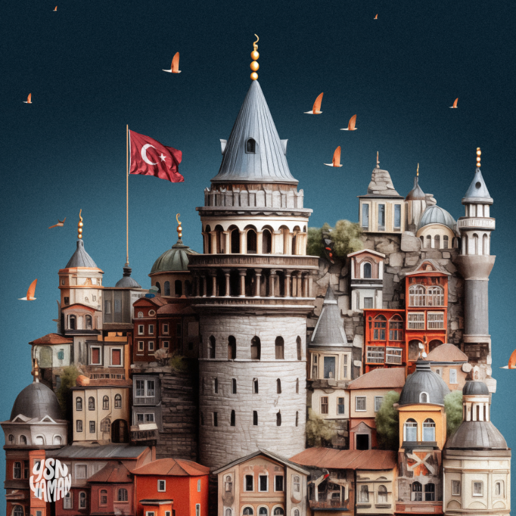 İSTİF GALATA (FineArt, 50x70 cm Soğuk Damgalı)