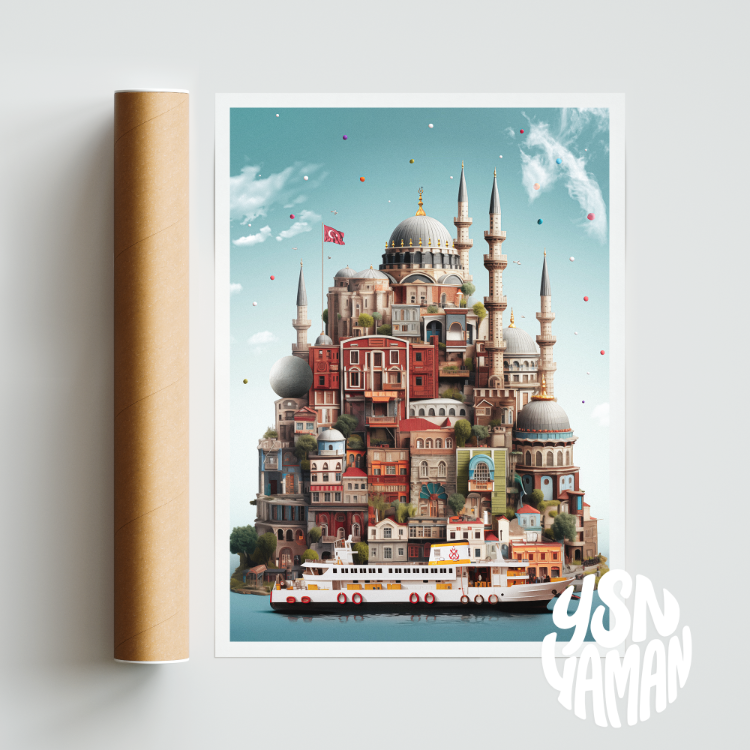 İSTİF TOPHANE (FineArt, 50x70 cm Soğuk Damgalı)