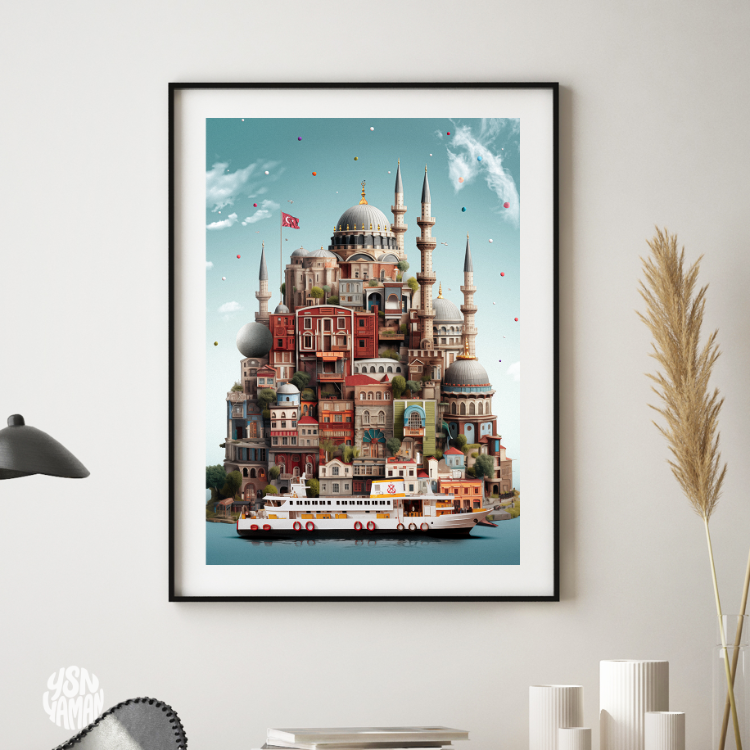 İSTİF TOPHANE (FineArt, 50x70 cm Soğuk Damgalı)