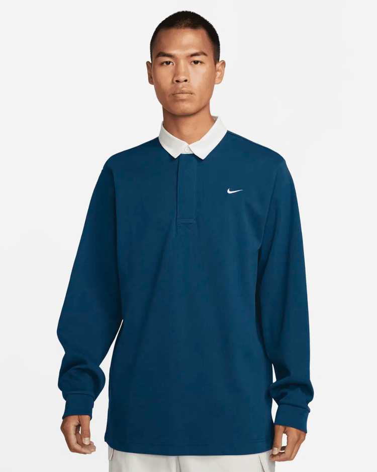 Nike Sportswear Rugby Top Solo Swoosh Shirt [DQ5221-460]