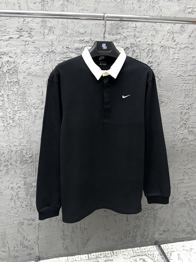 Nike Sportswear Rugby Top Solo Swoosh Shirt [DQ5221-010]