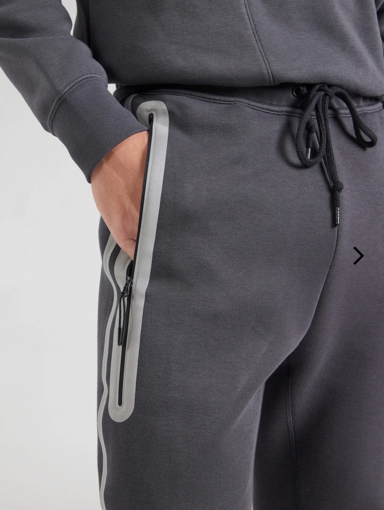 Nike Tech Fleece Reflective Essentials+ Jogger - Anthracite/Safety/Orange