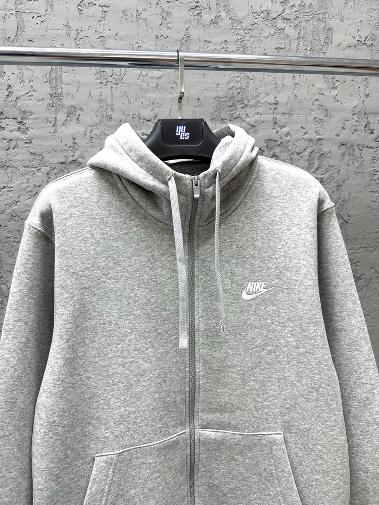 Nike Sportswear Club Full-Zip Hoodie Sweatshirt [BV2648-063]