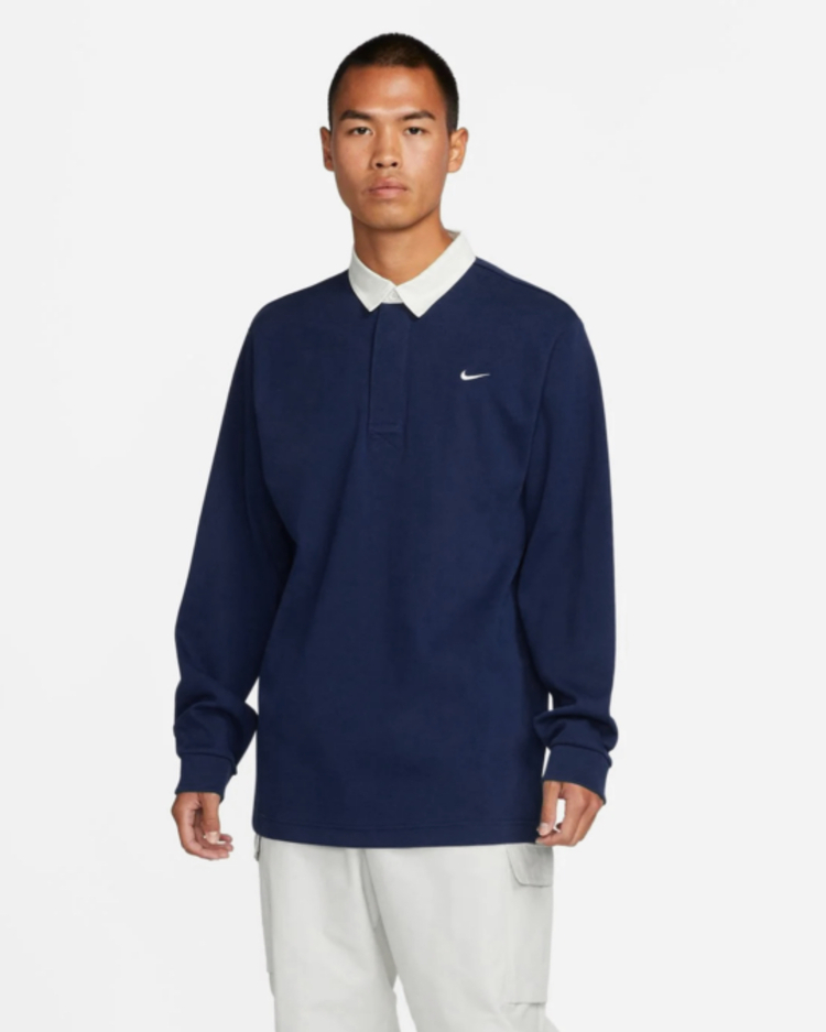 Nike Sportswear Rugby Top Solo Swoosh Shirt [DQ5221-410]