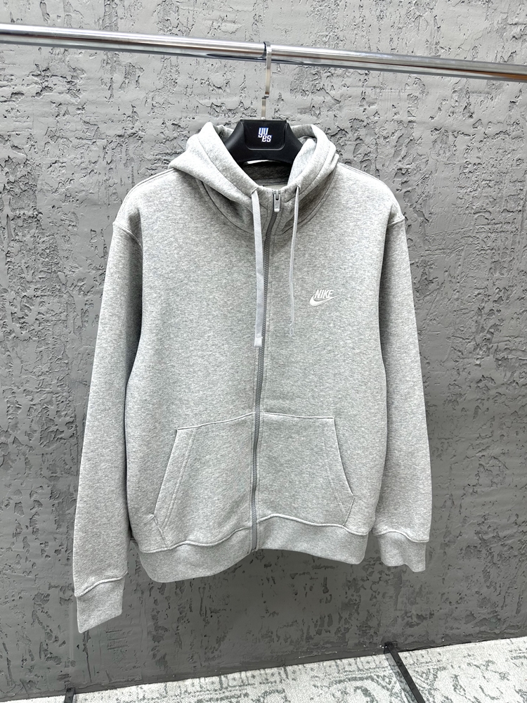 Nike Sportswear Club Full-Zip Hoodie Sweatshirt [BV2648-063]