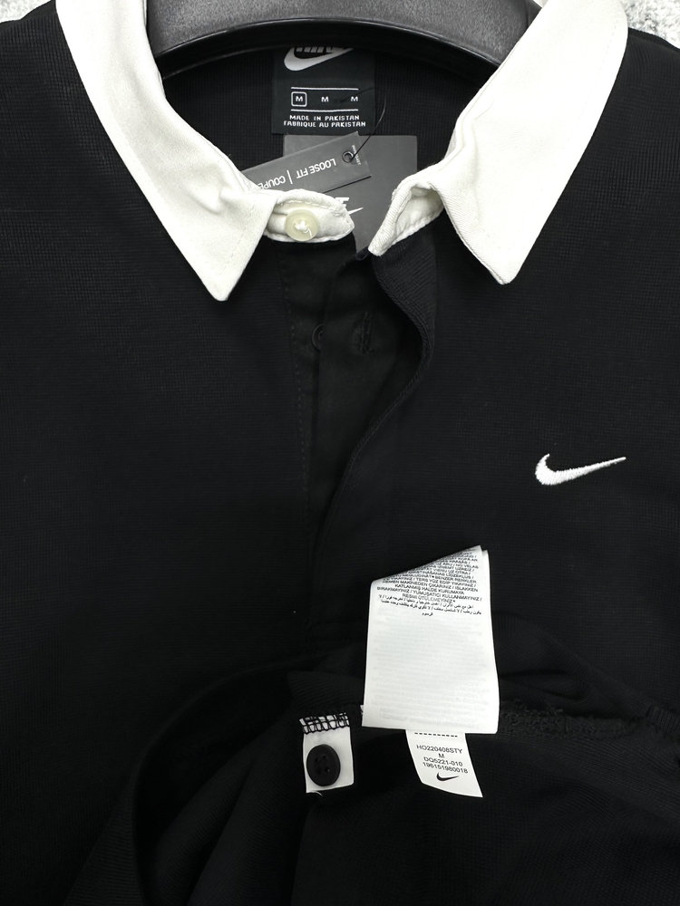 Nike Sportswear Rugby Top Solo Swoosh Shirt [DQ5221-010]