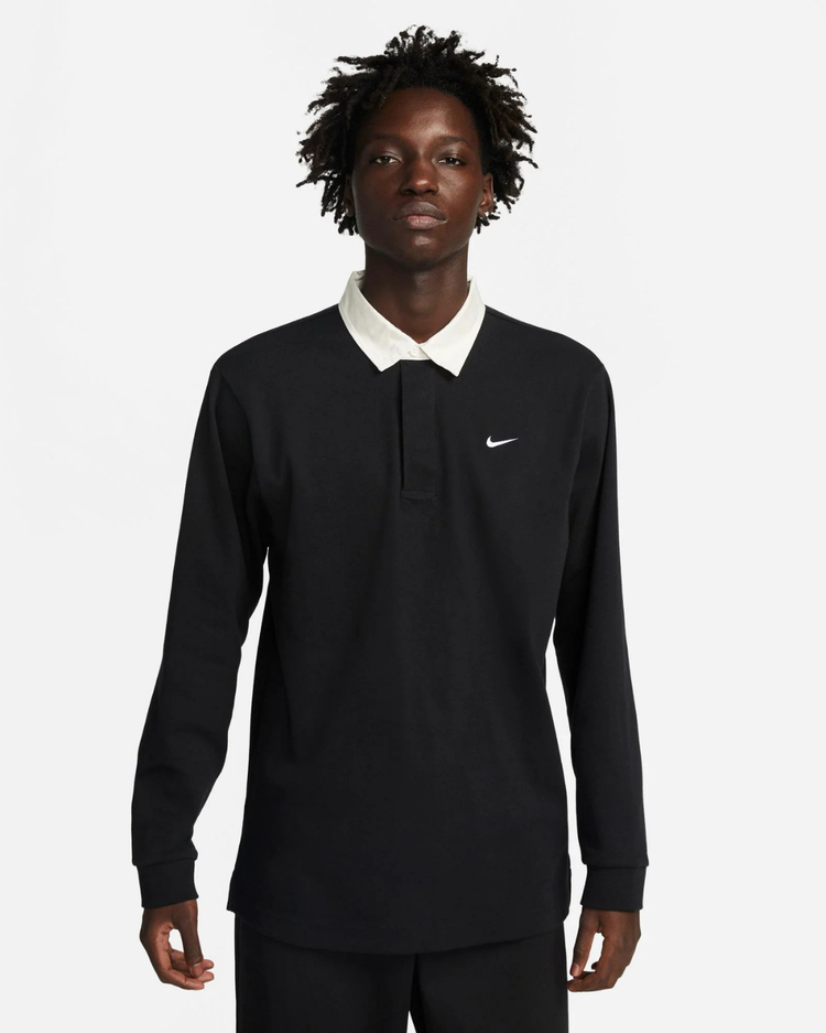 Nike Sportswear Rugby Top Solo Swoosh Shirt [DQ5221-010]