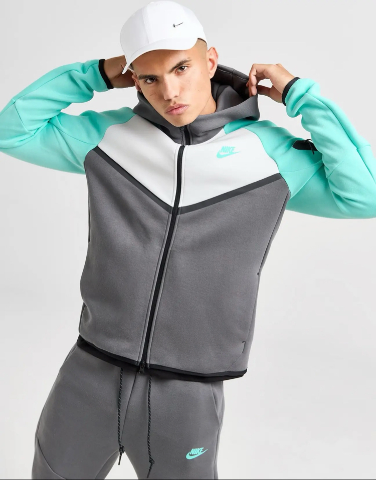 Nike Tech Fleece Premium 5.Th Hoodie Iron Grey Photon Dust Tropical Twist