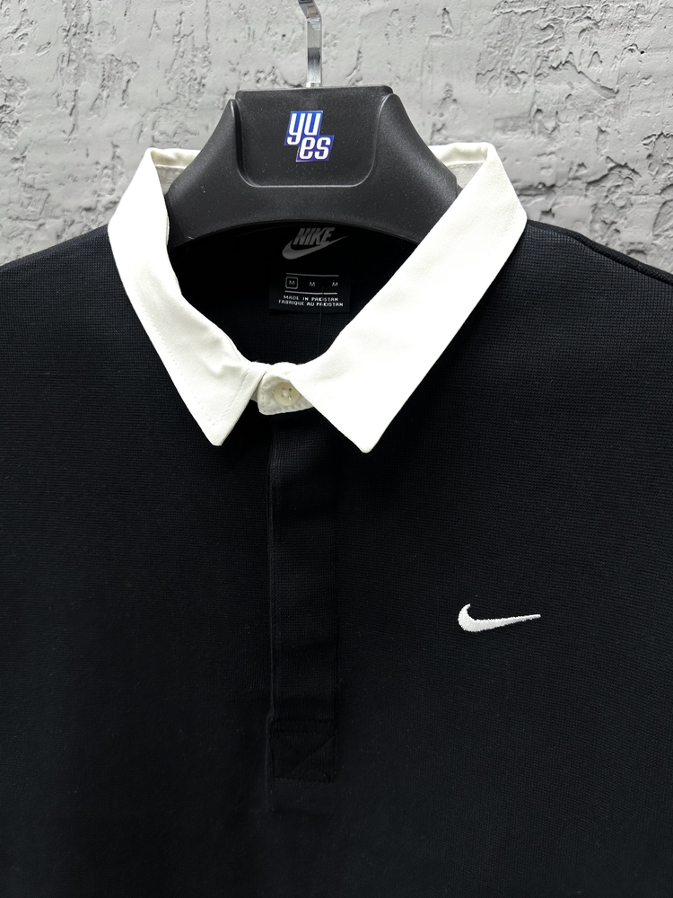 Nike Sportswear Rugby Top Solo Swoosh Shirt [DQ5221-010]