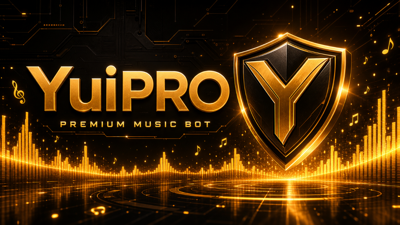 YUI Pro: Gelişmiş sunucu yönetimi, müzik, koruma, ticket ve kayıt araçları.