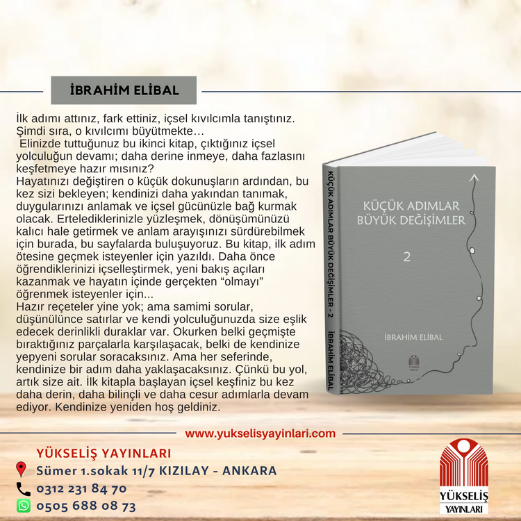 İBRAHİM ELİBAL - KÜÇÜK ADIMLAR BÜYÜK DEĞİŞİMLER - 2