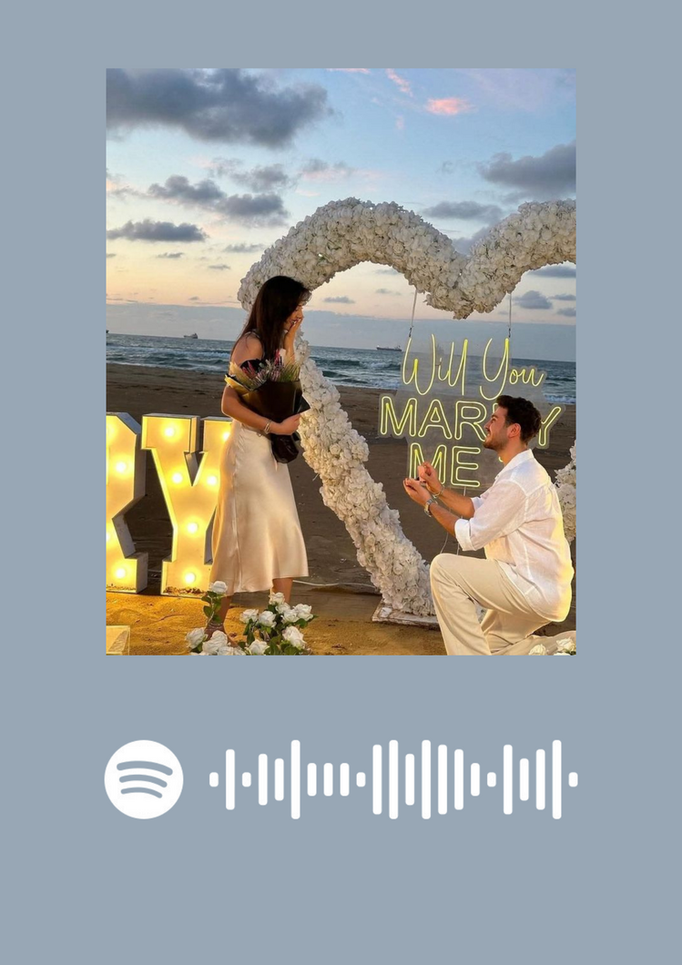 Spotify barkodlu poster