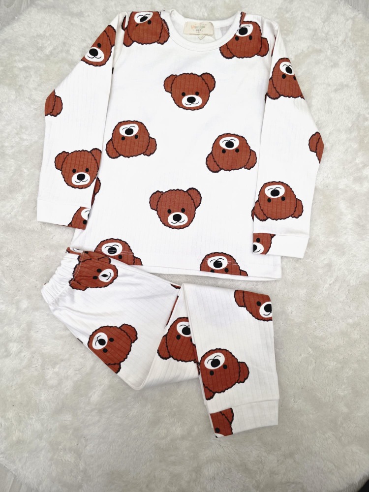 Ayıcık Desenli Pijama Takımi