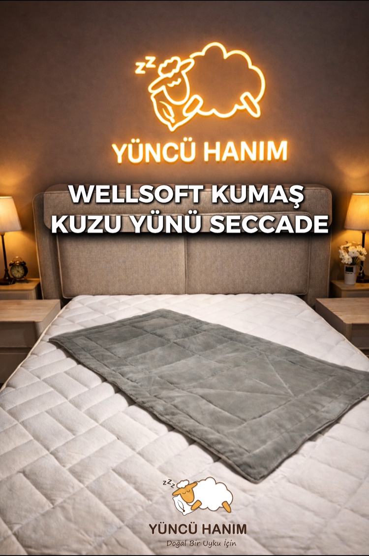 MERİNOS KUZU YÜNÜ SECCADE
