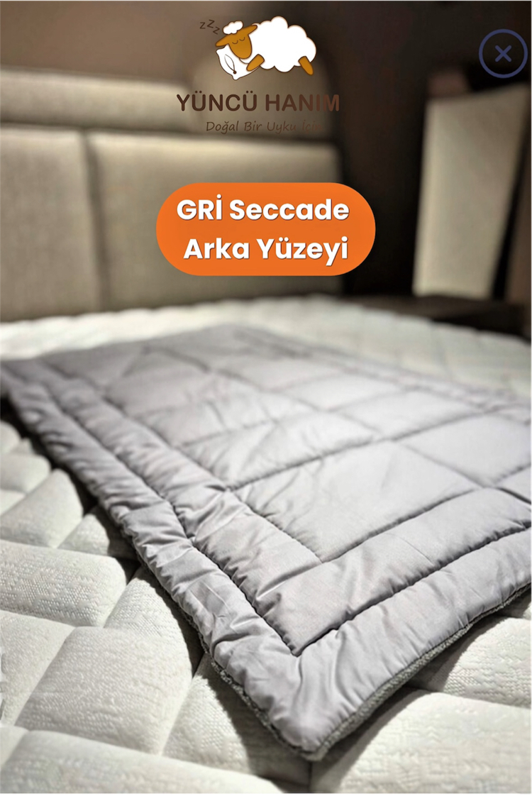 MERİNOS KUZU YÜNÜ SECCADE