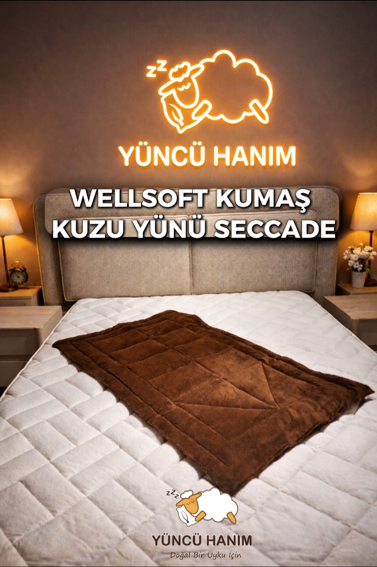 MERİNOS KUZU YÜNÜ SECCADE