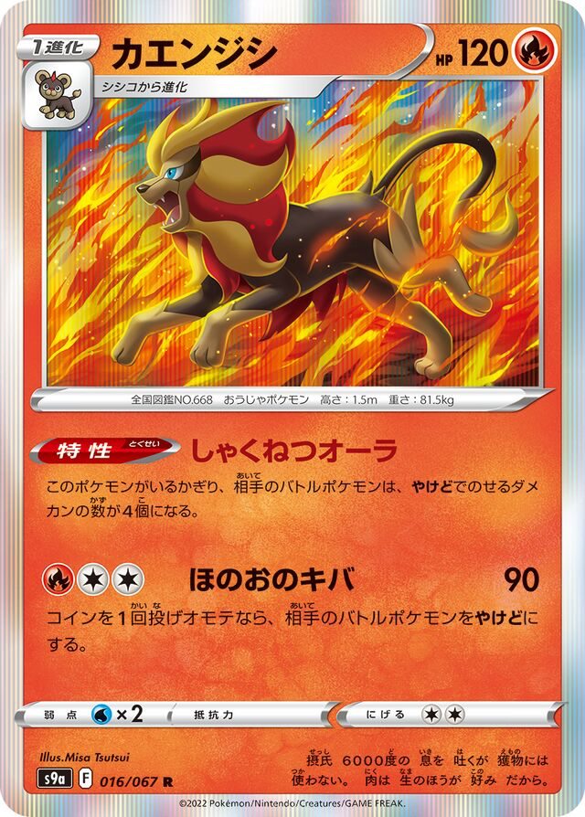 JAP - Pokemon / Pyroar / Battle Region / 16/67