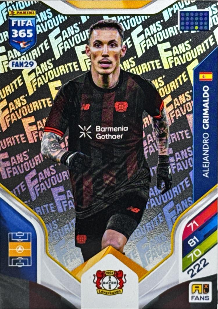 Alejandro Grimaldo / Adrenalyn XL - FIFA 365 / 2026