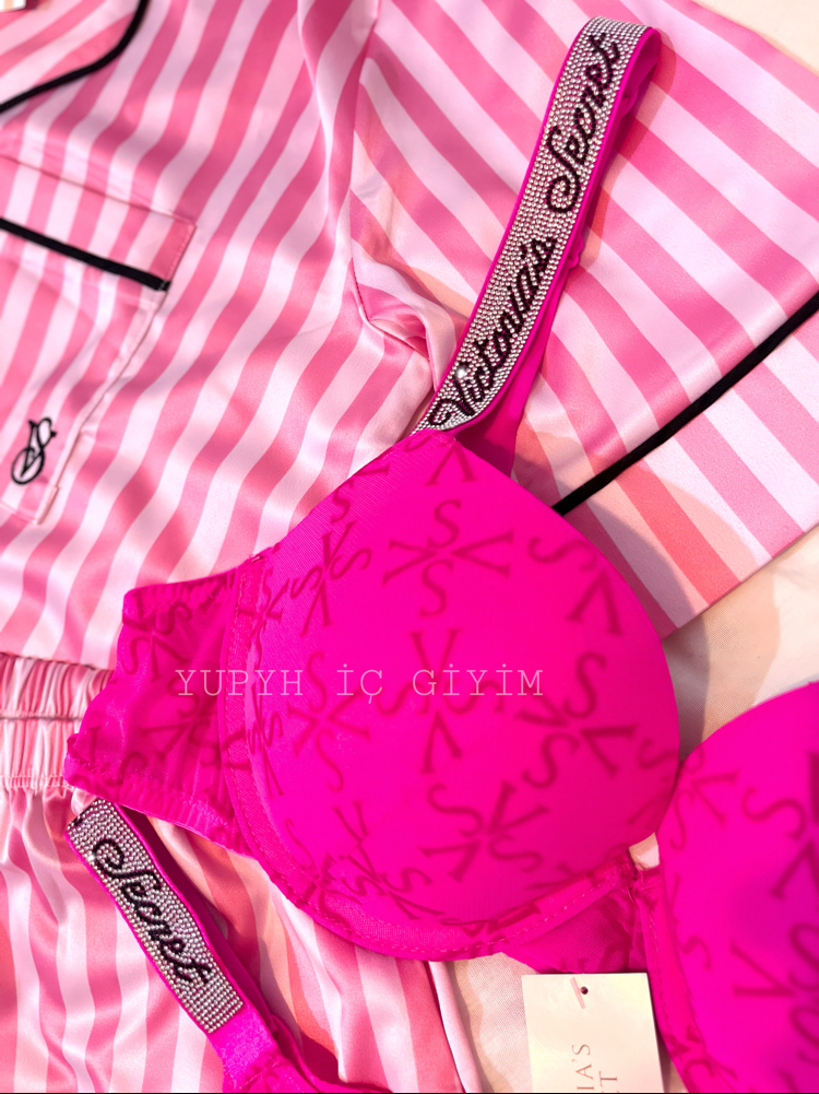 Victoria’s Secret İthal Dokulu Destekli Sütyen Takım