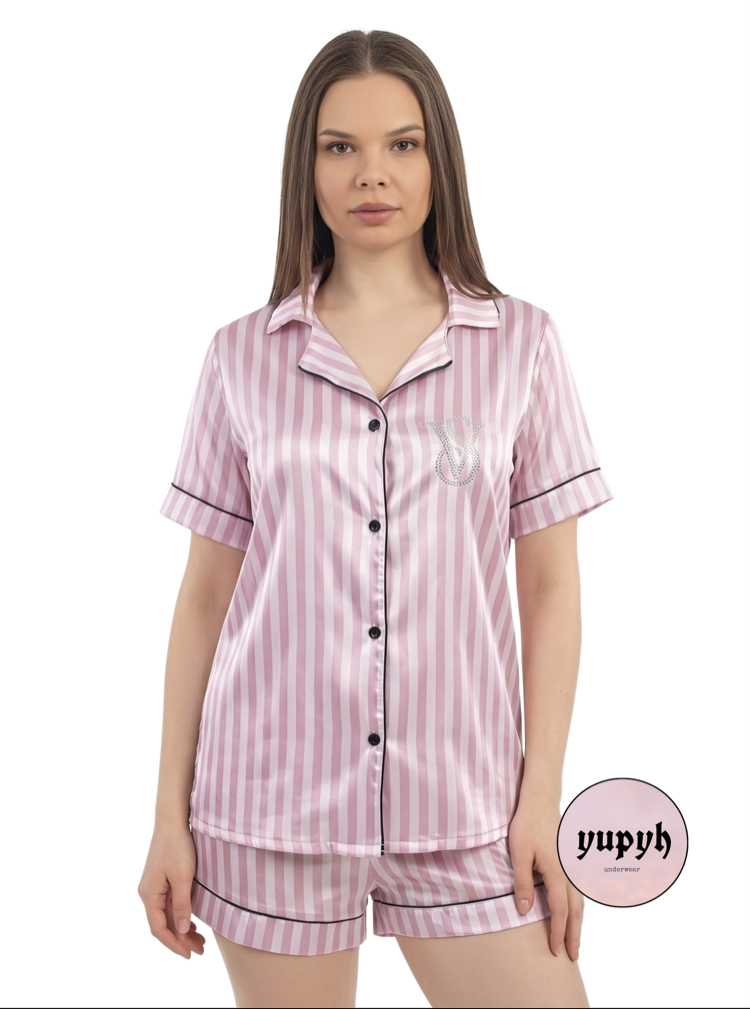 Victoria’s Secret Pembe İkonik Pijama Takımı