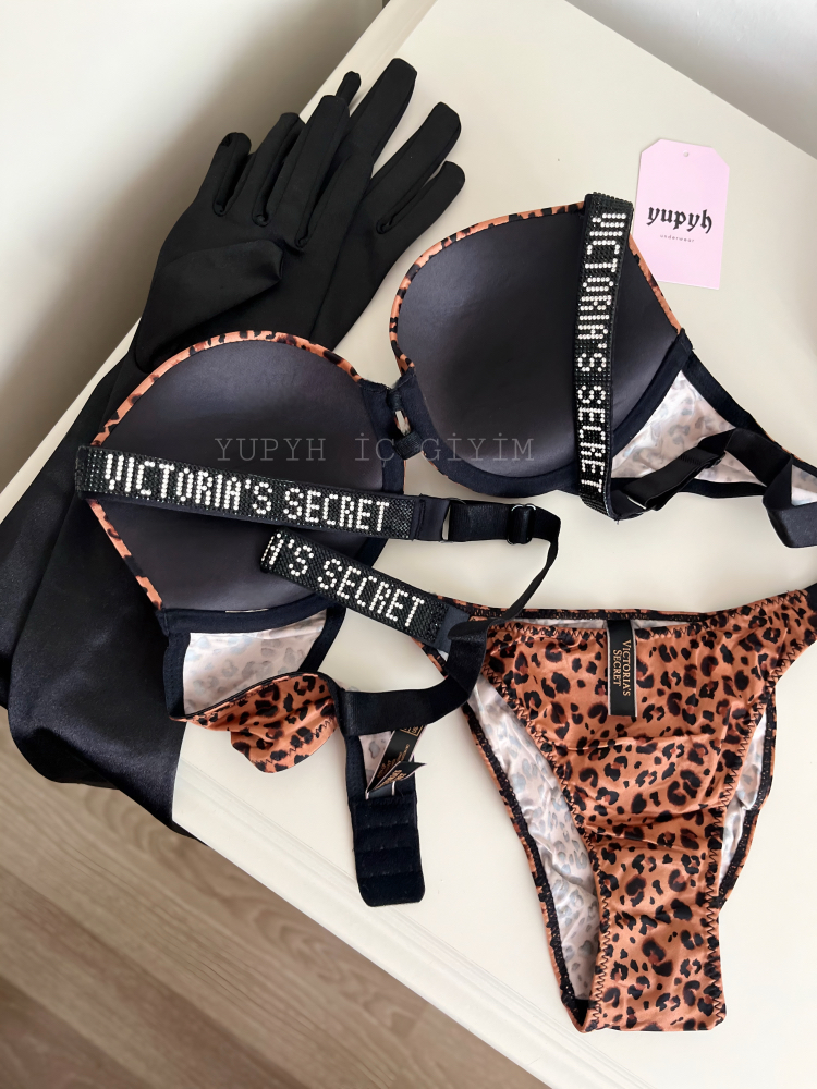 Victoria’s Secret İthal Leopar Sütyen Takım