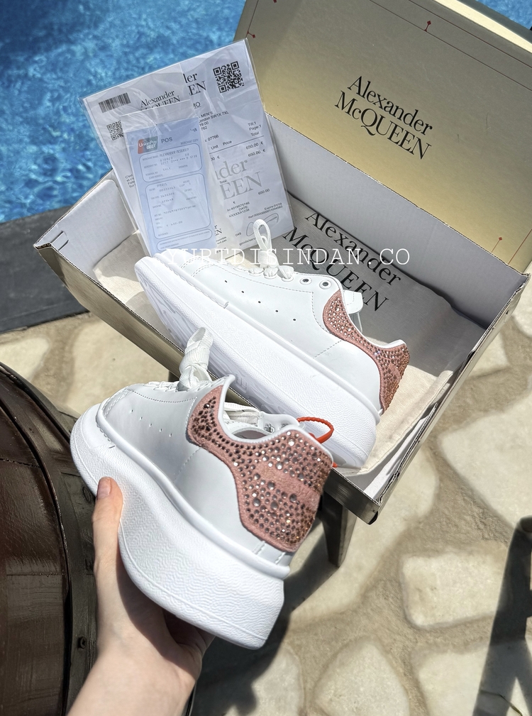 Alexander Mcqueen / BEYAZ PUDRA Swarovski Ayakkabı