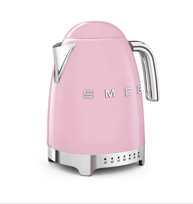 SMEG Pembe Isı Ayarlı Kettle
