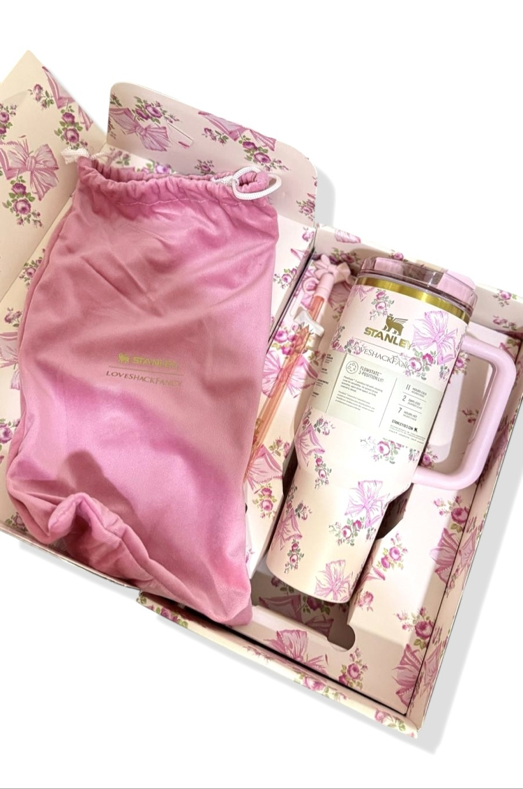 Stanley Çiçek / Hediye Kutulu Toz Torbalı Quencher Set