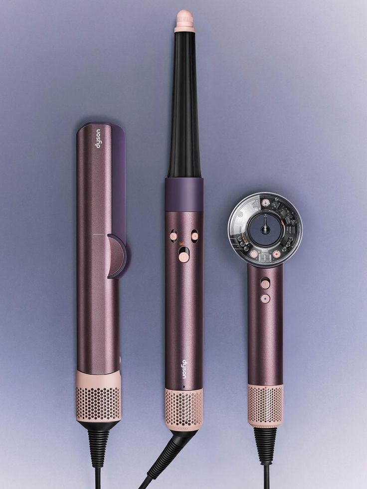 DYSON KUTULU Airstrait Islak Kuru Saç Düzleştirici / Jasper Plum Rengi