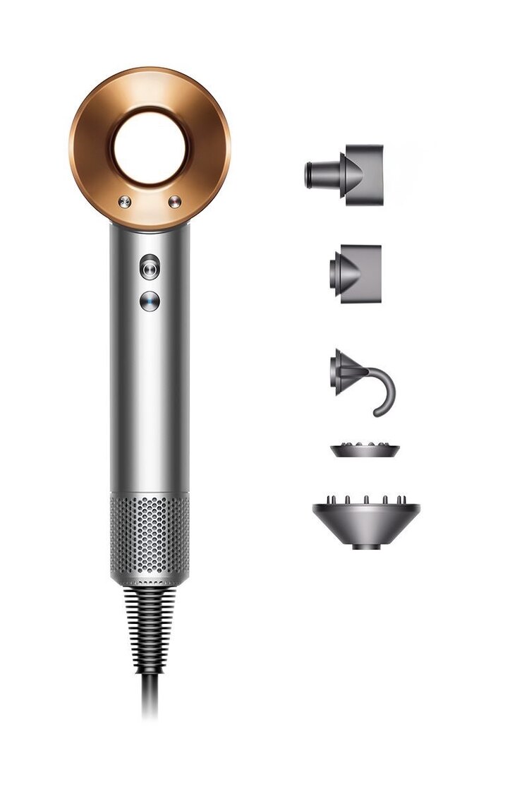 DYSON Supersonic Saç kurutma makinesi Parlak Nikel / Parlak Bakır Rengi