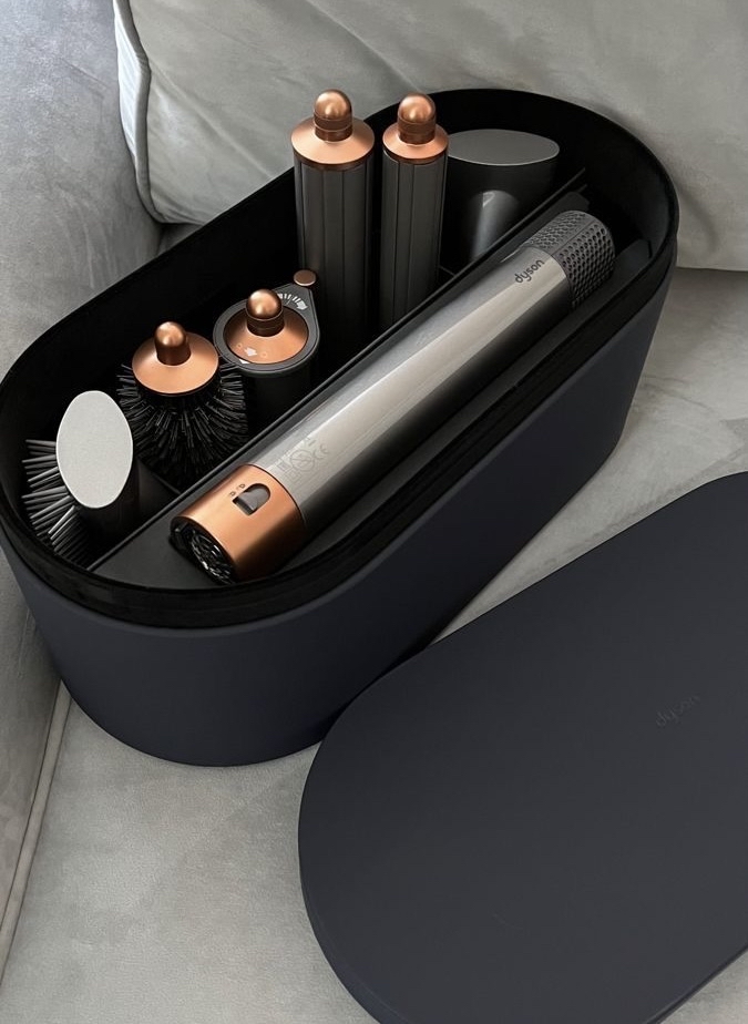 DYSON Airwrap Gri Parlak Nikel saç şekillendirme ve kurutma seti