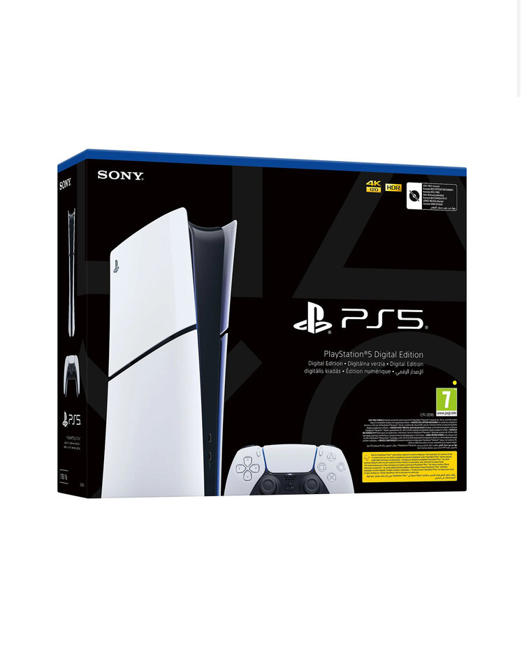 SONY Playstation 5 Slim Digital Edition 1 TB Oyun Konsolu Beyaz
